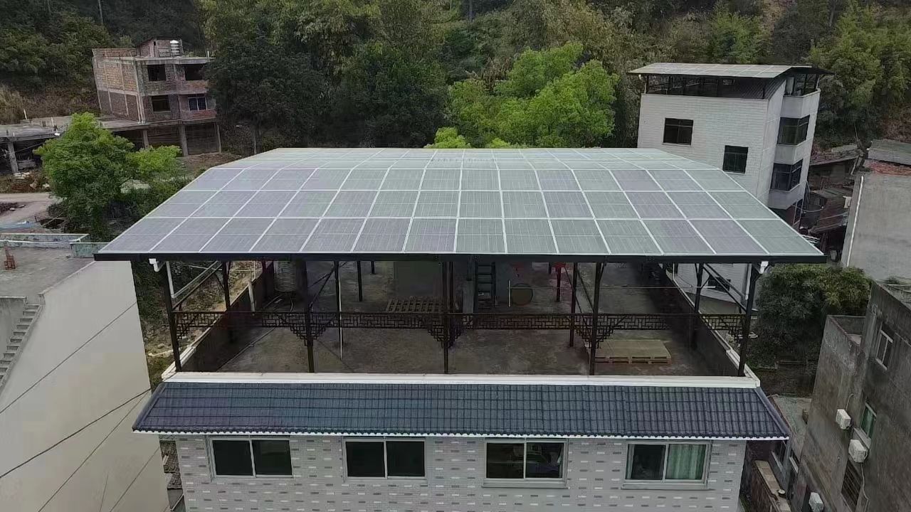 范县15kw+10kwh自建别墅家庭光伏储能系统